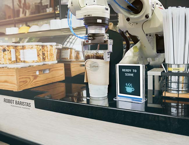 Robot Barista for Restaurants, Fast Food Chain Stores, Cafe Shops