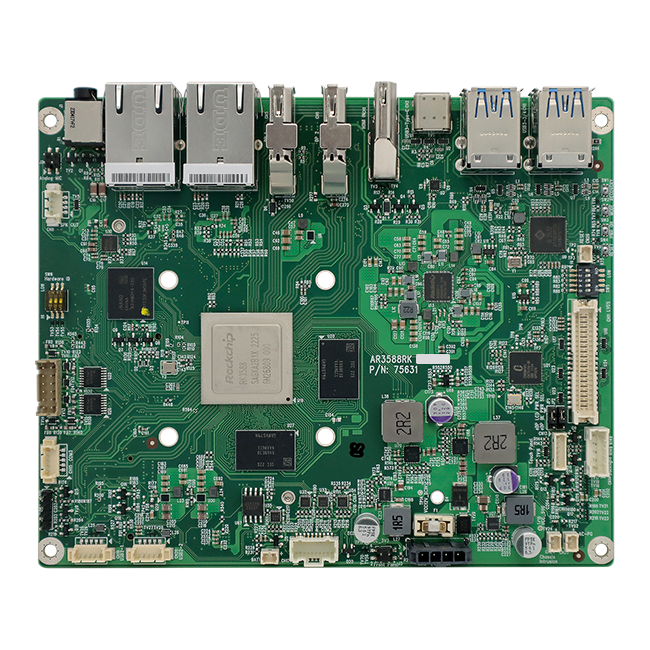 Rockchip® RK3588 SoC Cortex-A76 & Cortex-A55 Quad Core ARM SBC