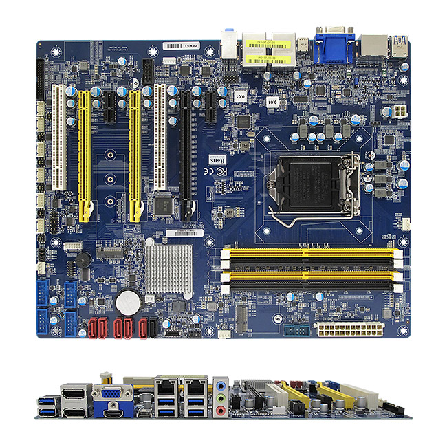 BC246C Industrial ATX Motherboard supports 8th Gen Intel Xeon E Processor with ECC Support