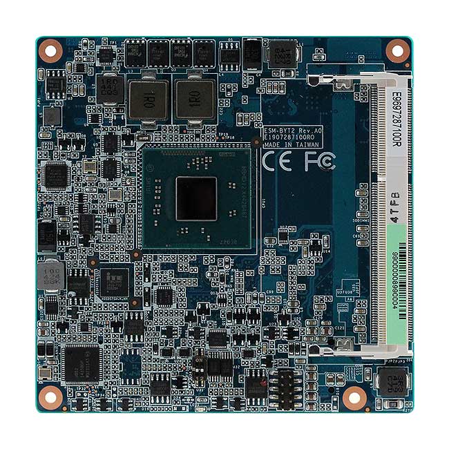 ESM-BYT2 Intel Atom Celeron J1900 SoC Processors Compact COM Express Type 6 Module with Extended Temperature