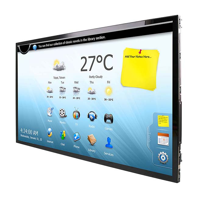 OFT-21W01 21 inch Thin Open Frame Tablet with Touch Screen