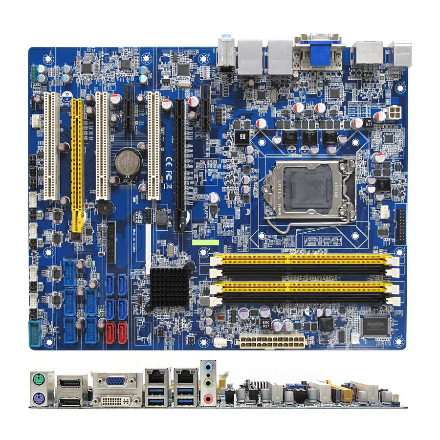 BC77Q Intel Q77 ATX Motherboard supports 3rd generation Intel Ivy Bridge  Core i7/i5/i3 Processors