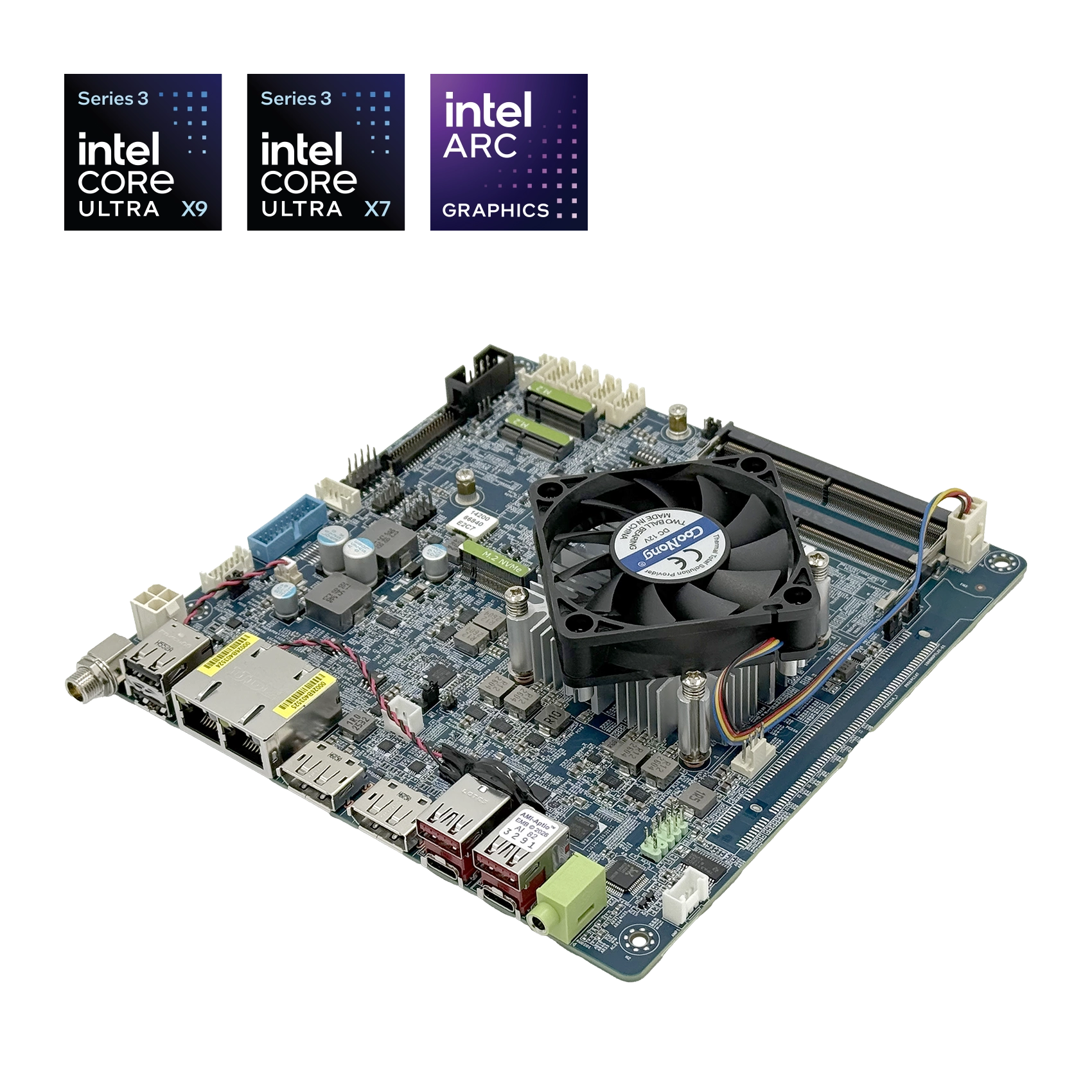 MX-PTL/MX368H Intel Core Ultra x7 368H with Arc Xe 12-cores GPU
