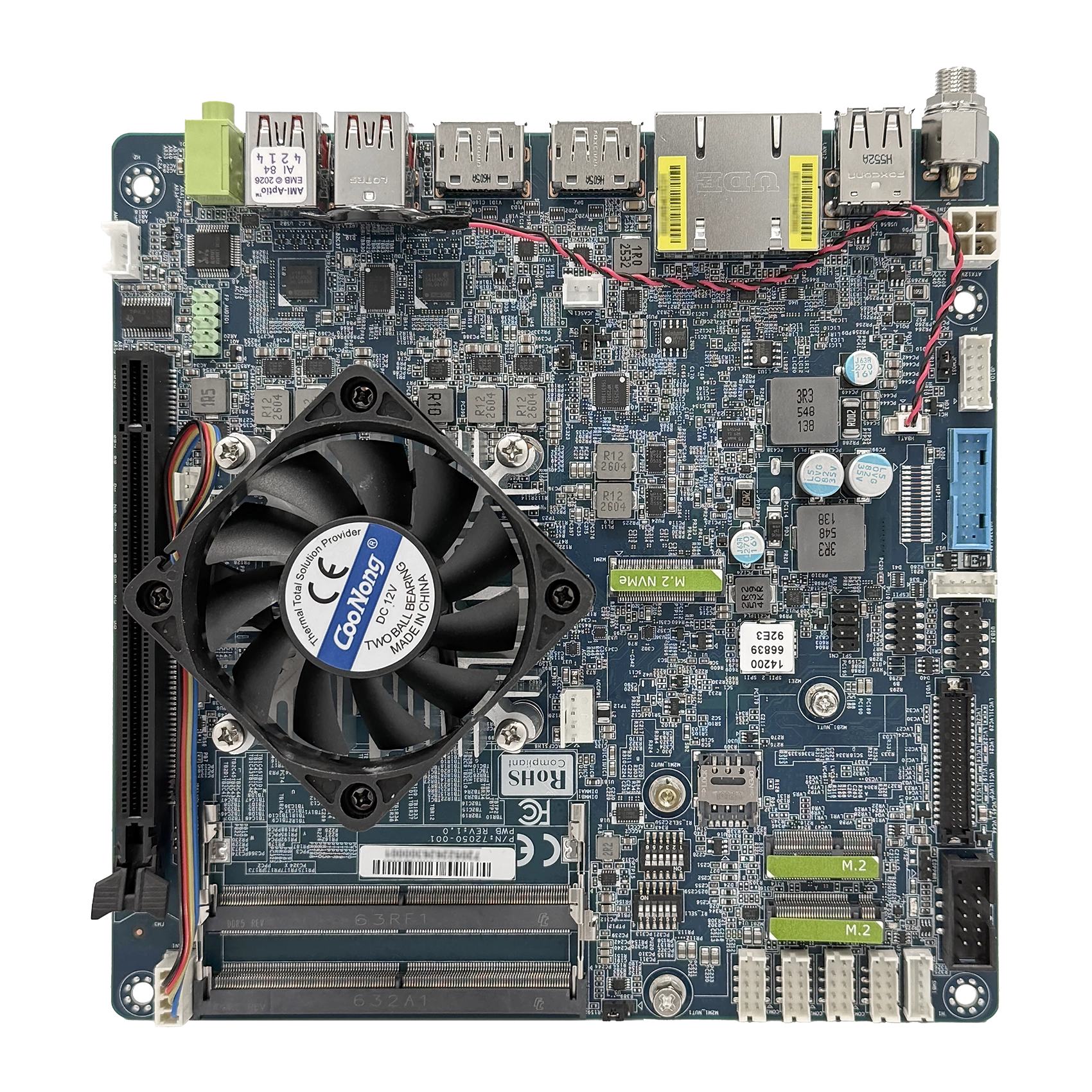 MX-PTL/MX356H Mini-ITX Motherboard Intel Core Ultra 4-cores GPU